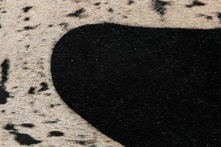 6' 3 x 7' 2 Cowhide Leather Rug