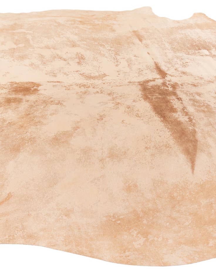 Detail image of 6' 6 x 7' 7 Cowhide Leather Rug