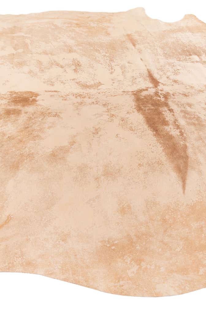 6' 6 x 7' 7 Cowhide Leather Rug