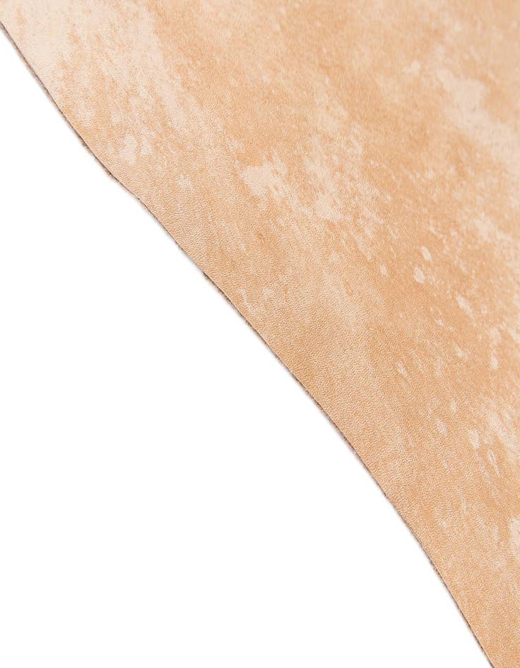 Detail image of 6' 6 x 7' 7 Cowhide Leather Rug