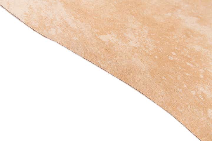 6' 6 x 7' 7 Cowhide Leather Rug