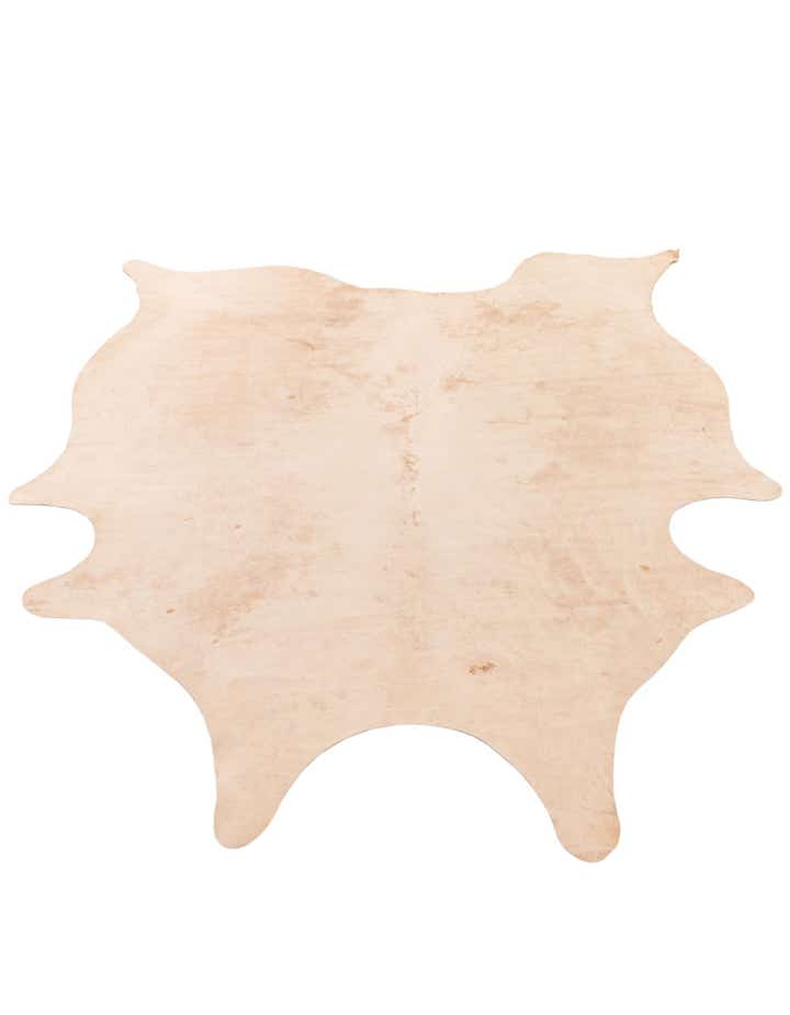 5' 11 x 7' 1 Cowhide Leather Rug