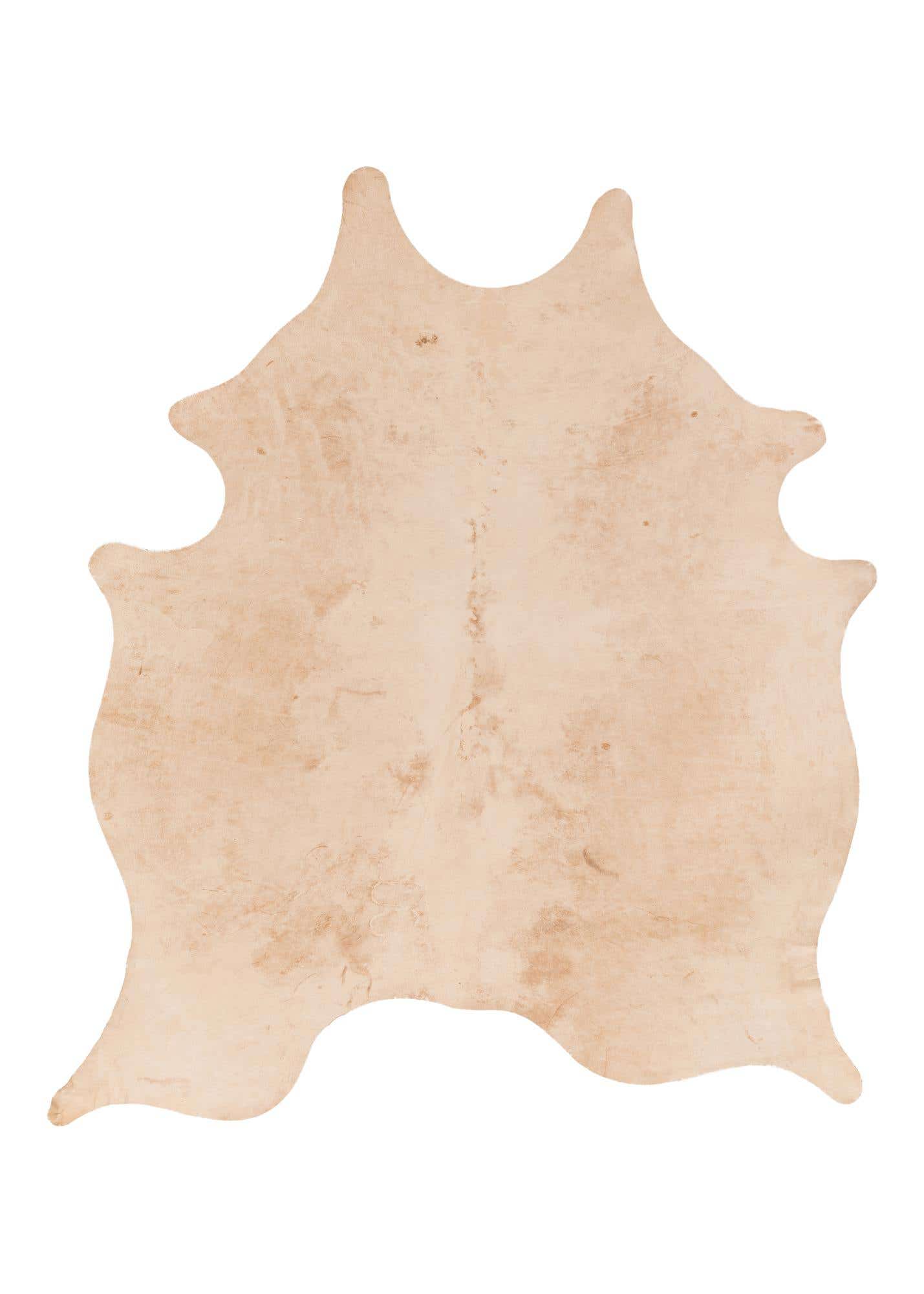 5' 11 x 7' 1 Cowhide Leather Rug