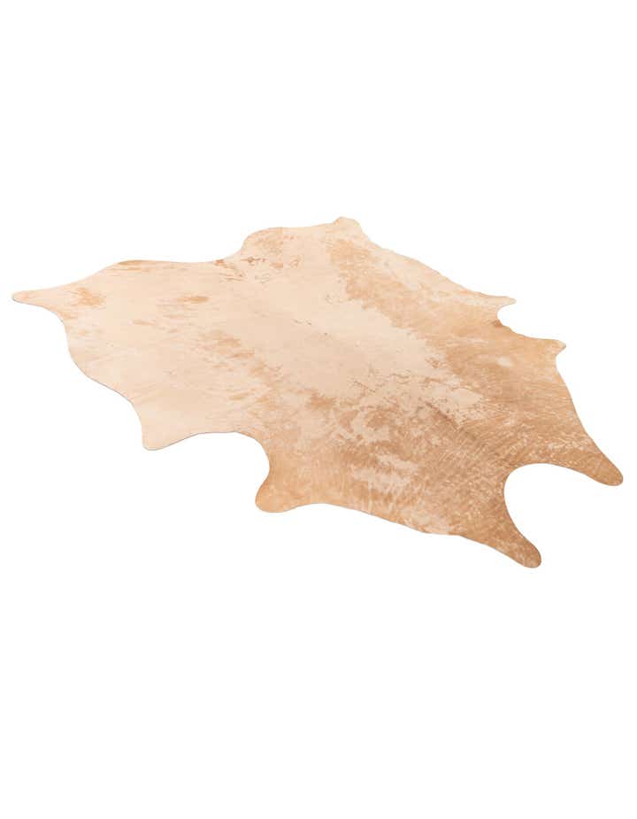 6' 6 x 7' 6 Cowhide Leather Rug