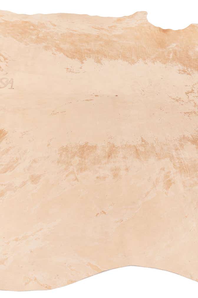 6' 6 x 7' 6 Cowhide Leather Rug