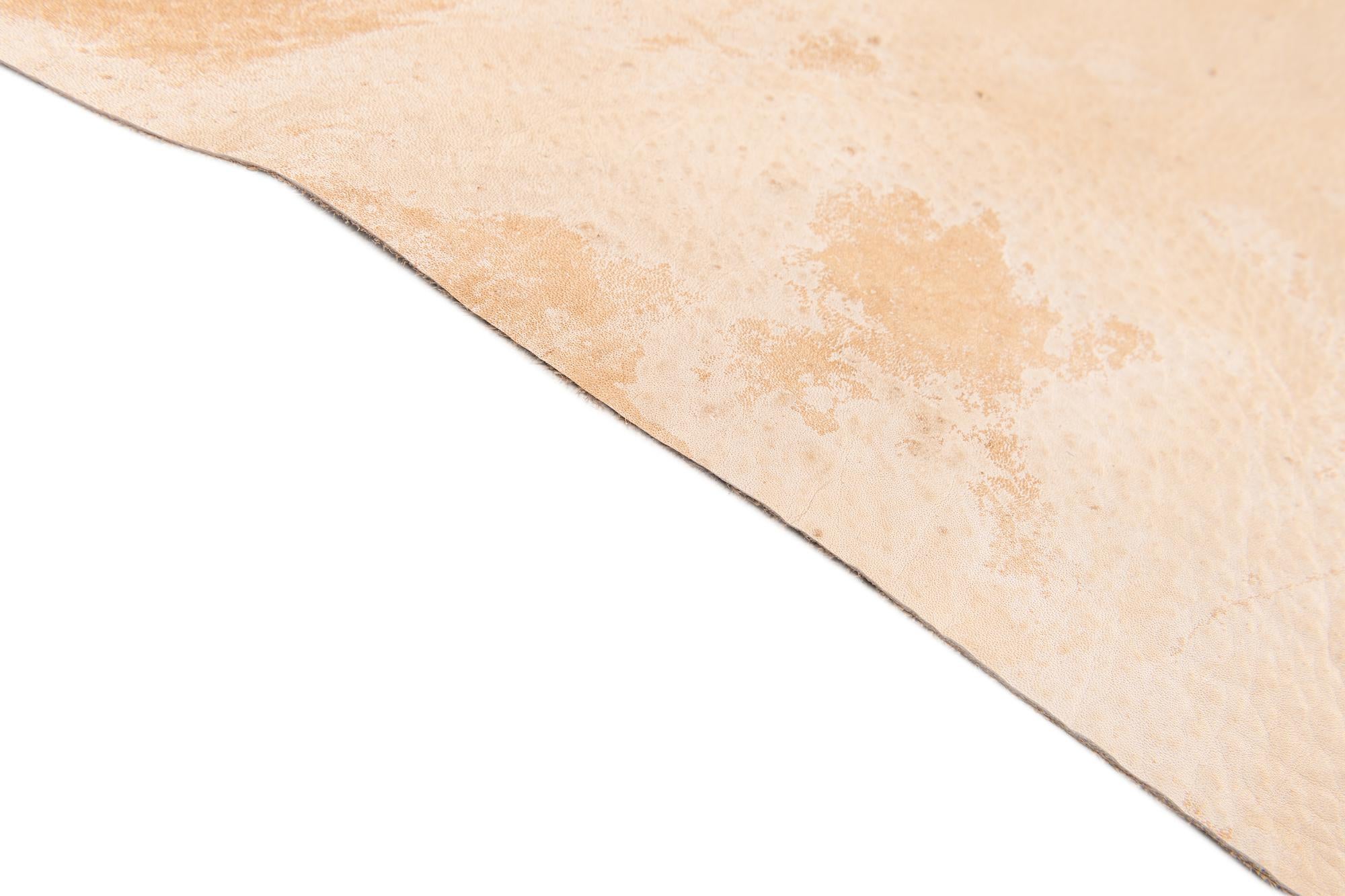 6' 6 x 7' 6 Cowhide Leather Rug