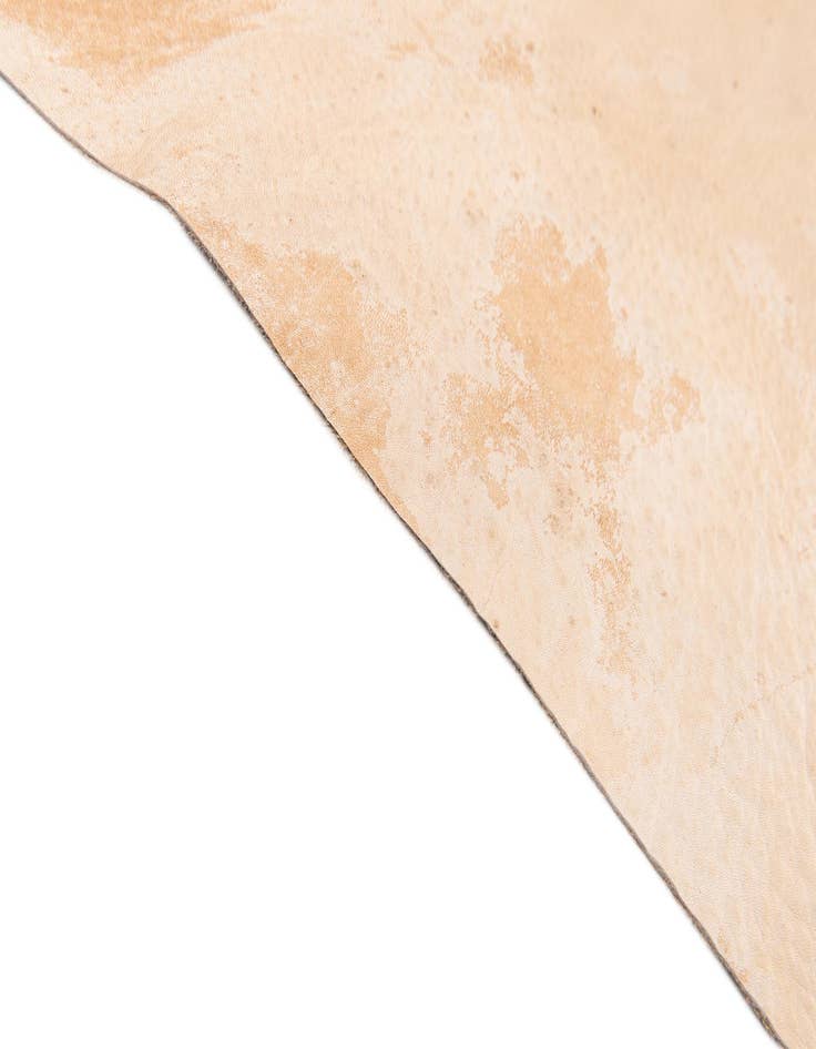 Detail image of 6' 6 x 7' 6 Cowhide Leather Rug