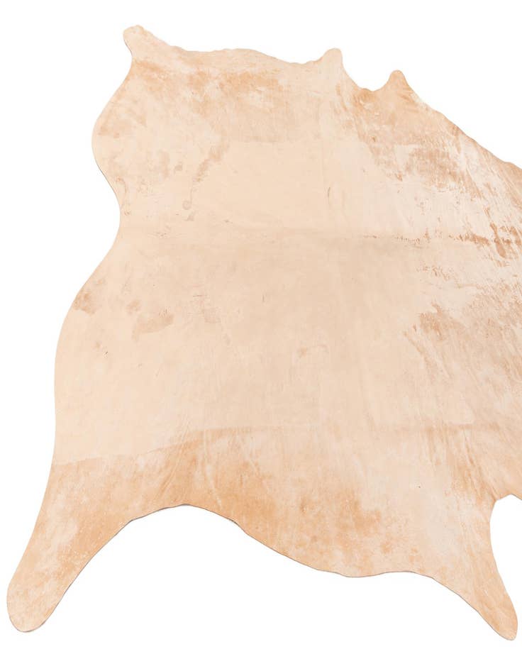 Detail image of 6' 6 x 7' 3 Cowhide Leather Rug