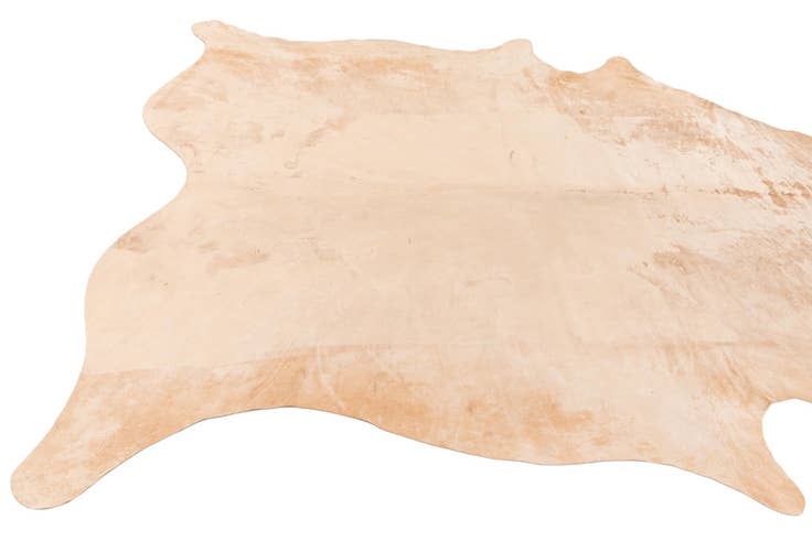 Detail image of 6' 6 x 7' 3 Cowhide Leather Rug