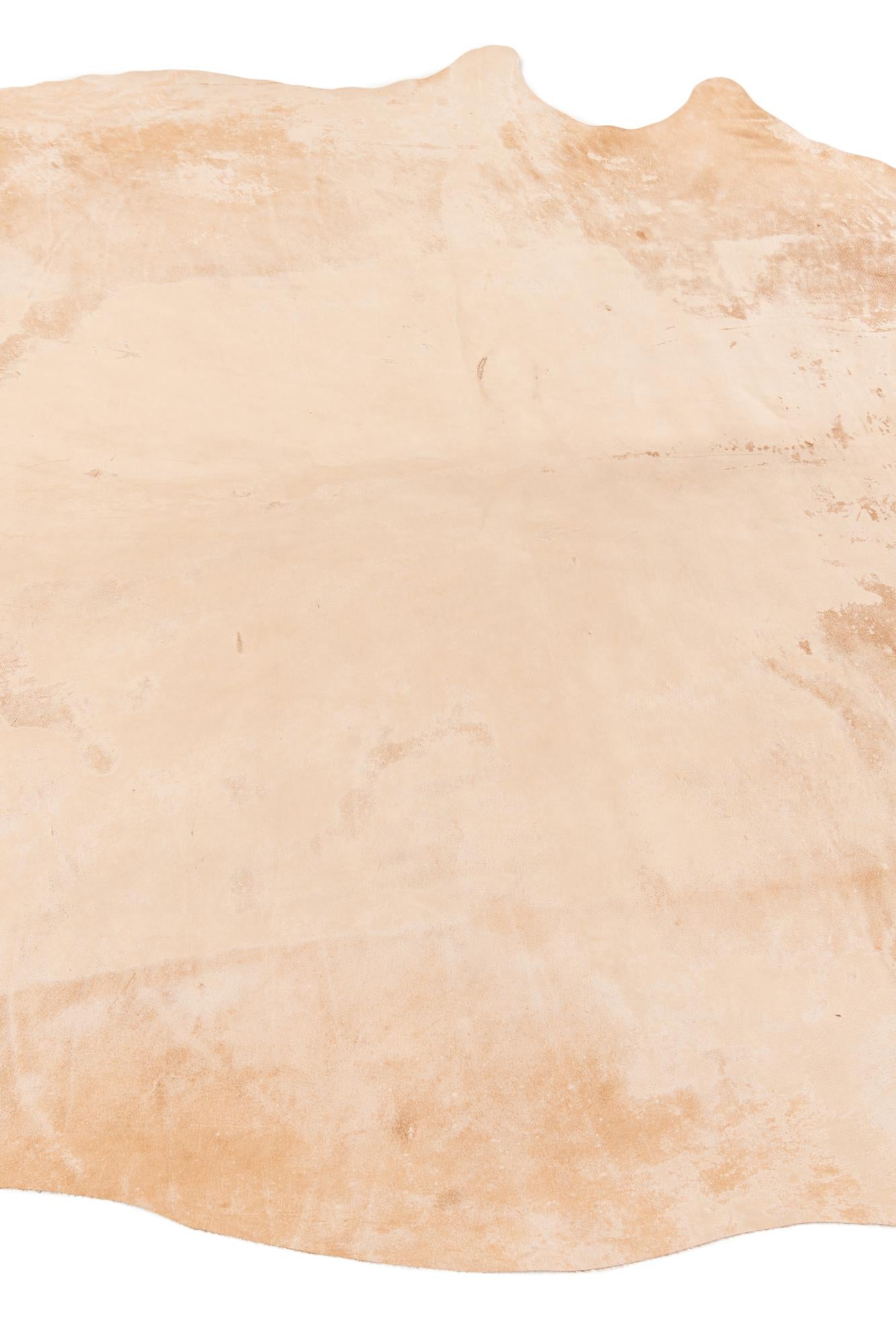 6' 6 x 7' 3 Cowhide Leather Rug