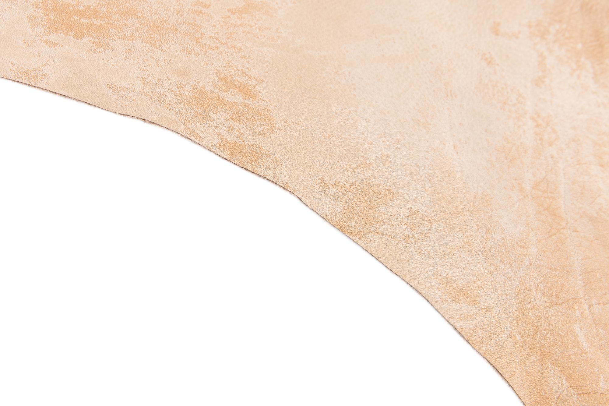 6' 6 x 7' 3 Cowhide Leather Rug