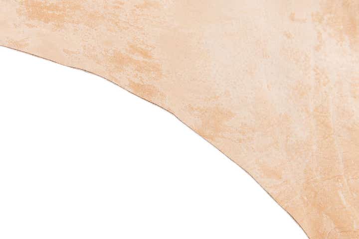 6' 6 x 7' 3 Cowhide Leather Rug