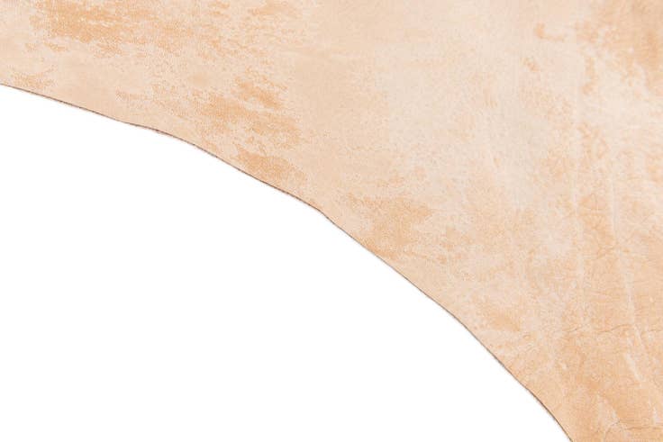 Detail image of 6' 6 x 7' 3 Cowhide Leather Rug