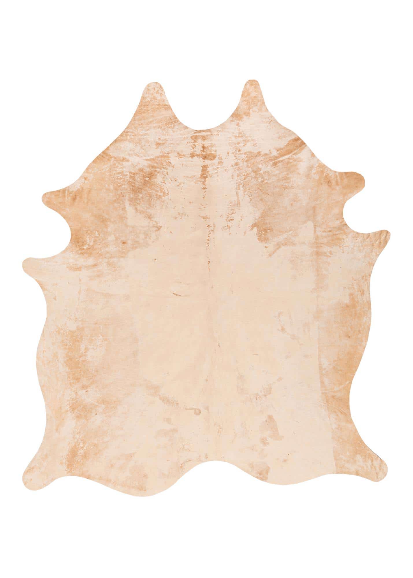 6' 6 x 7' 3 Cowhide Leather Rug
