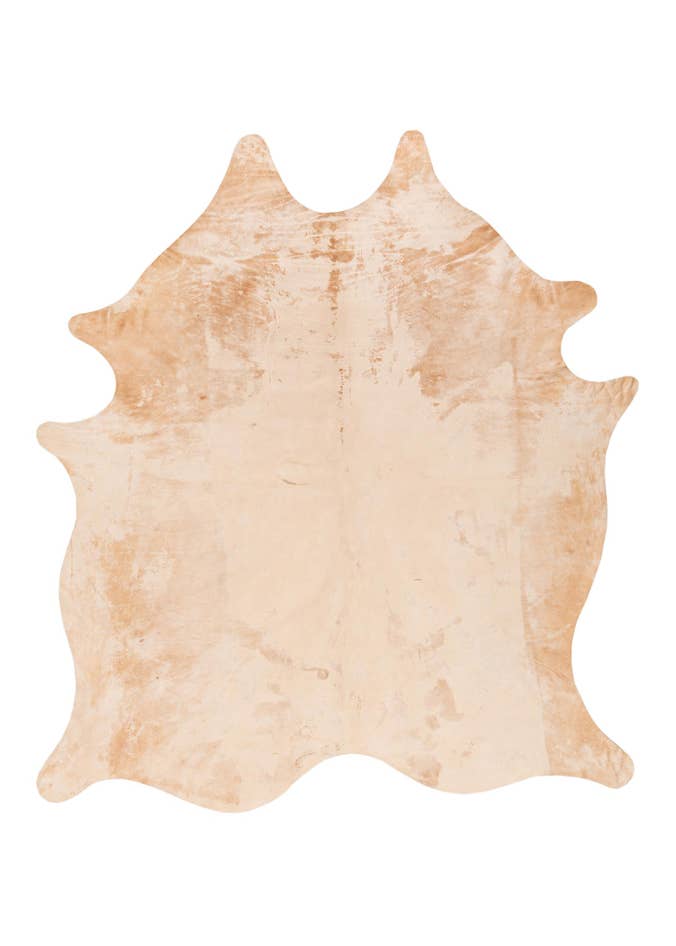 Detail image of 6' 6 x 7' 3 Cowhide Leather Rug