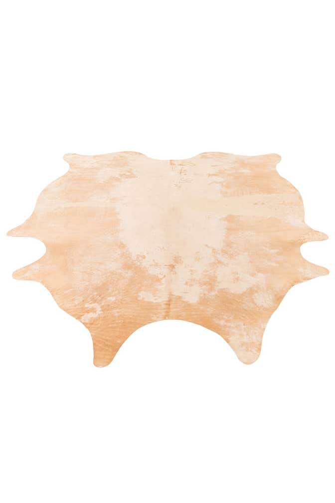 5' 10 x 7' Cowhide Leather Rug