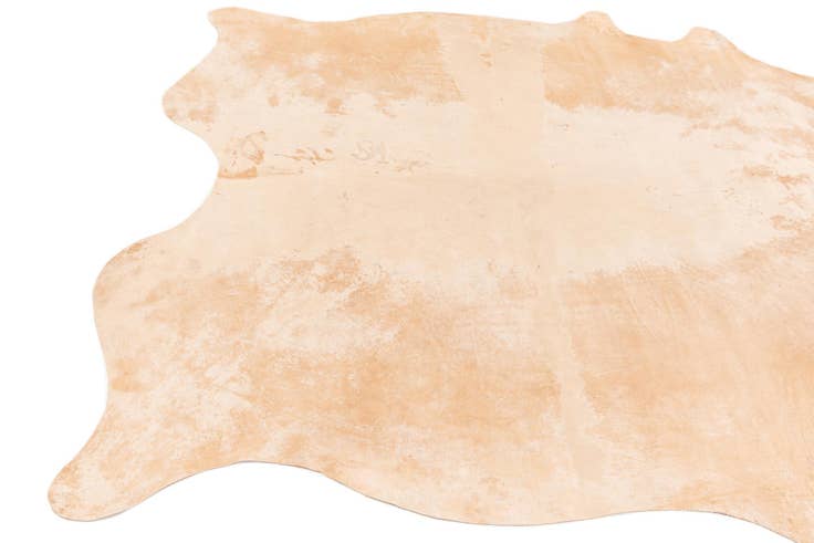 Detail image of 5' 10 x 7' Cowhide Leather Rug