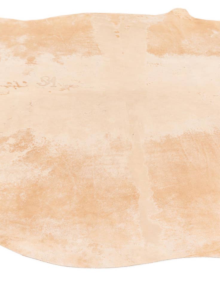 Detail image of 5' 10 x 7' Cowhide Leather Rug