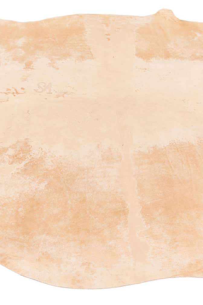 5' 10 x 7' Cowhide Leather Rug