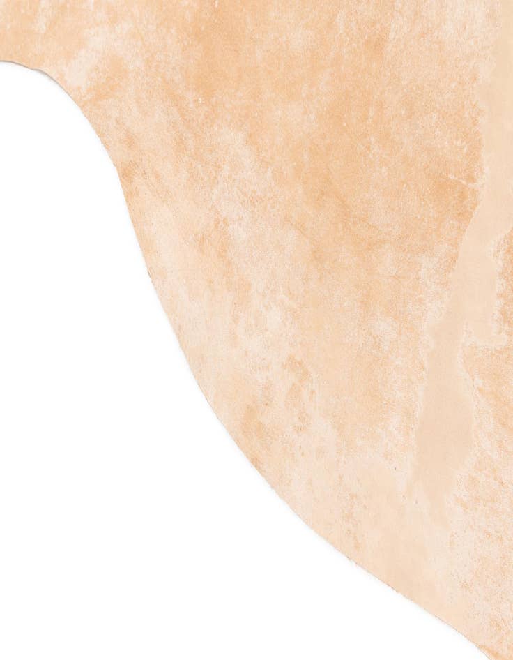 Detail image of 5' 10 x 7' Cowhide Leather Rug