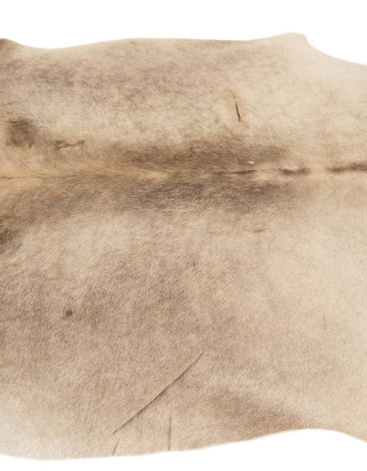 Detail image of 5' 4 x 6' 2 Cowhide Leather Rug