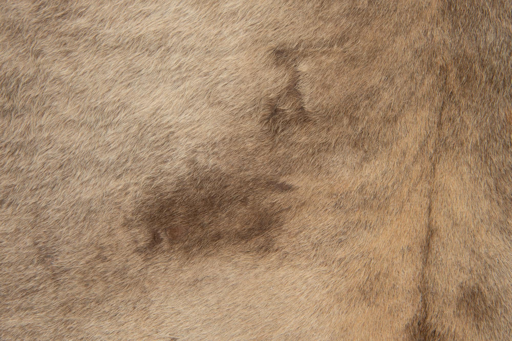 5' 4 x 6' 2 Cowhide Leather Rug