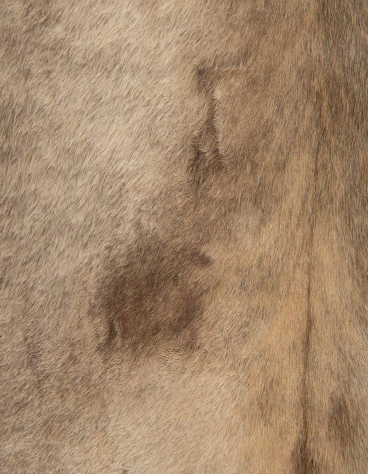Detail image of 5' 4 x 6' 2 Cowhide Leather Rug
