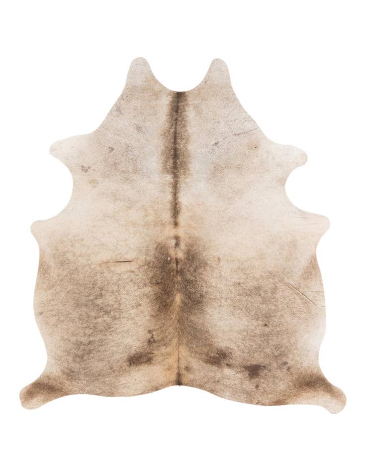 Detail image of 5' 4 x 6' 2 Cowhide Leather Rug