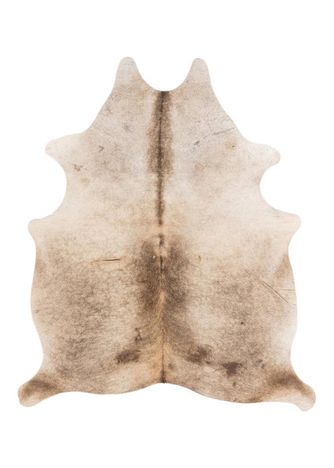 Detail image of 5' 4 x 6' 2 Cowhide Leather Rug