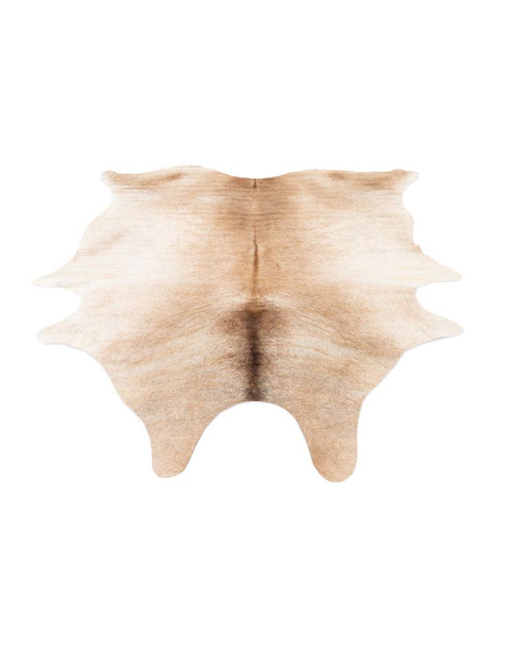 Detail image of 5' 5 x 6' 3 Cowhide Leather Rug
