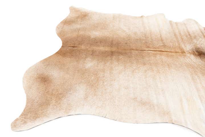 5' 5 x 6' 3 Cowhide Leather Rug
