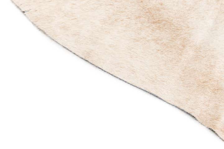 5' 5 x 6' 3 Cowhide Leather Rug