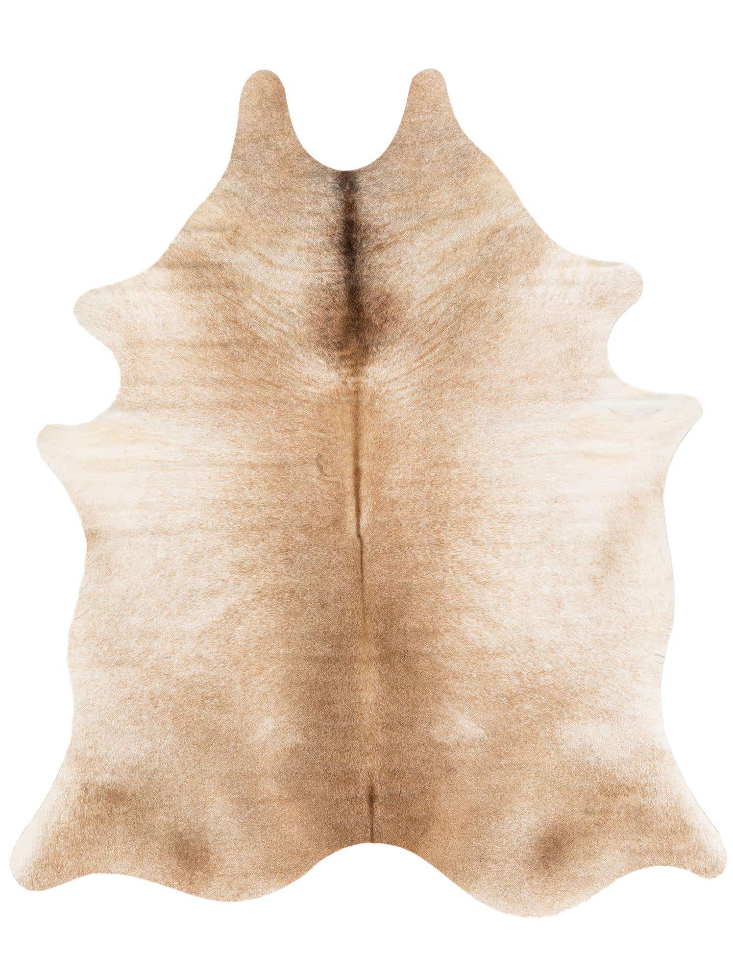 5' 5 x 6' 3 Cowhide Leather Rug