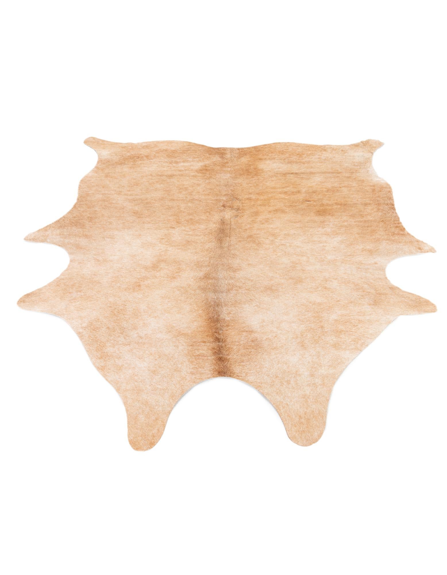 5' 5 x 6' 5 Cowhide Leather Rug