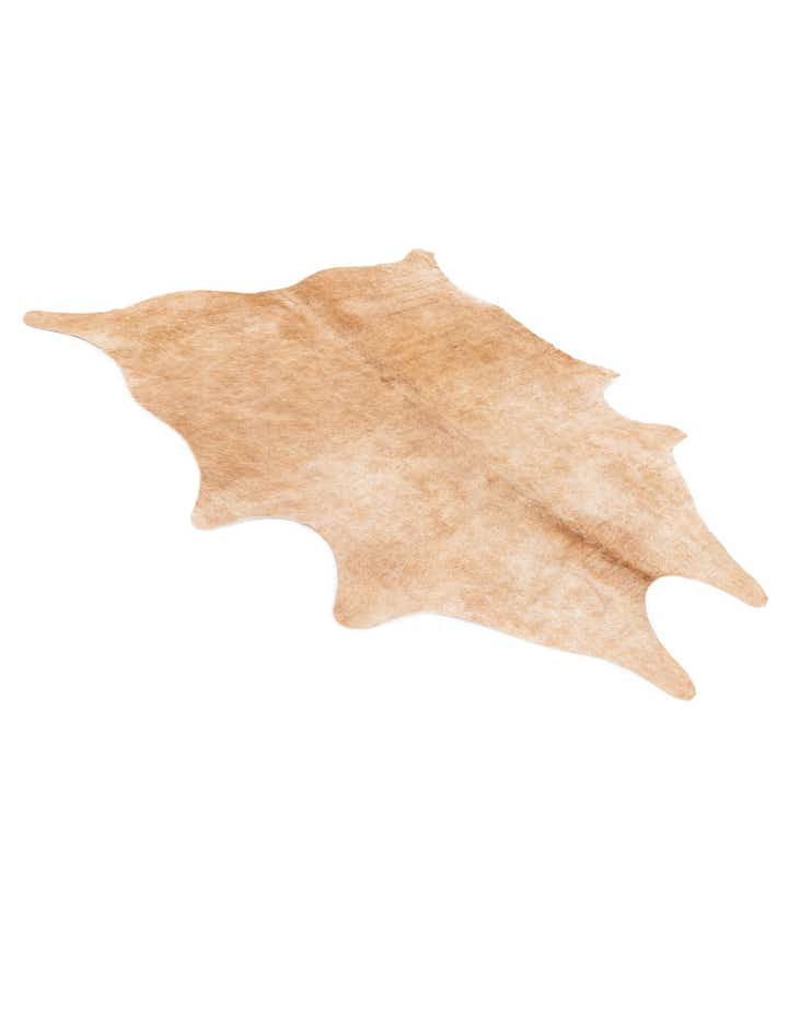 5' 5 x 6' 5 Cowhide Leather Rug