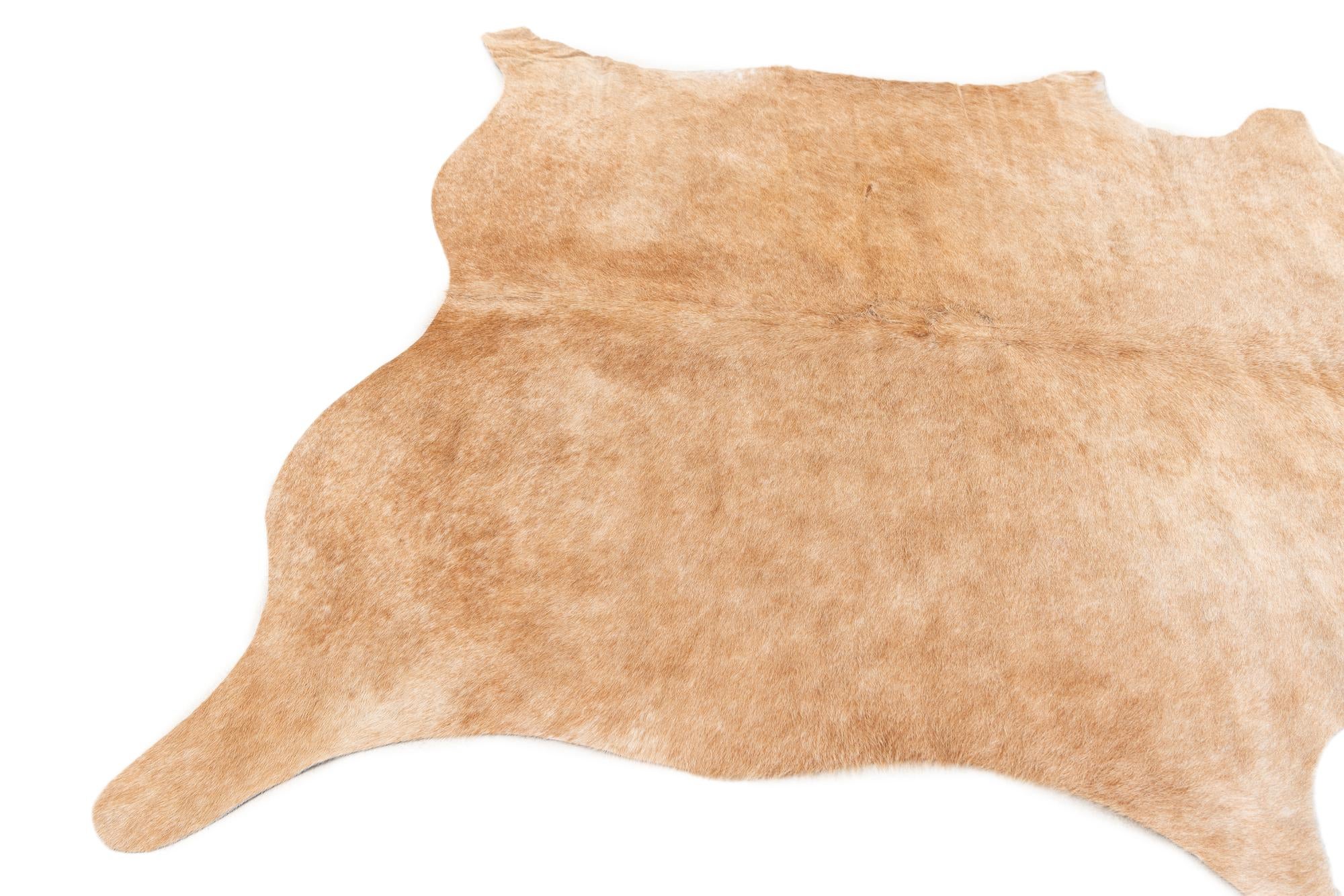 5' 5 x 6' 5 Cowhide Leather Rug
