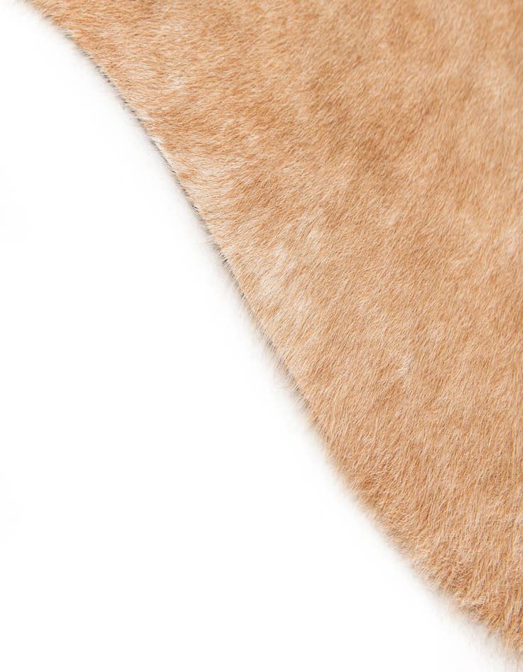Detail image of 5' 5 x 6' 5 Cowhide Leather Rug
