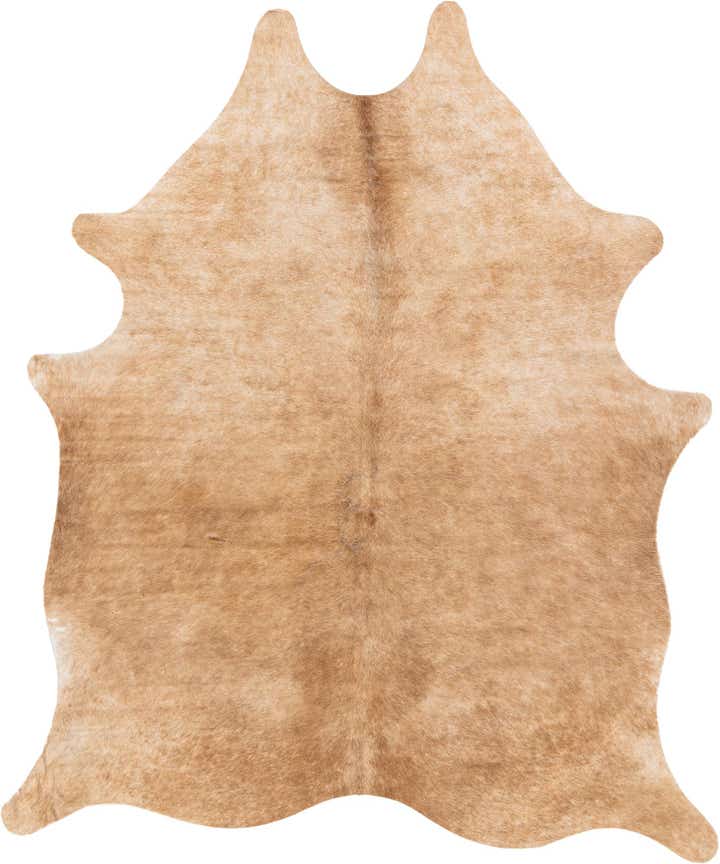5' 5 x 6' 5 Cowhide Leather Rug
