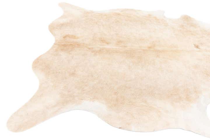 6' 9 x 7' 6 Cowhide Leather Rug