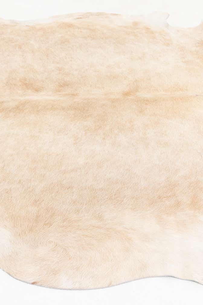 6' 9 x 7' 6 Cowhide Leather Rug
