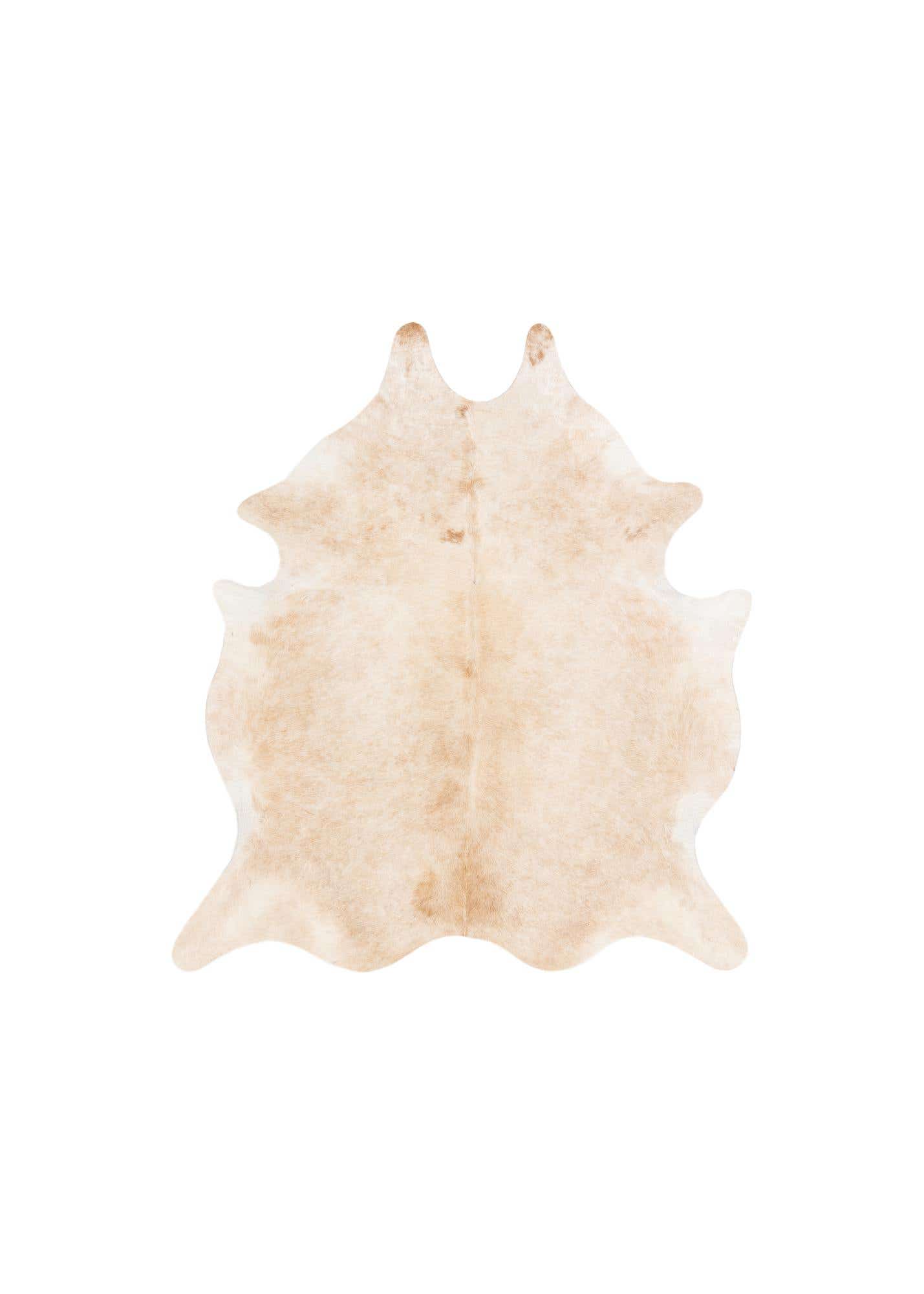 6' 9 x 7' 6 Cowhide Leather Rug