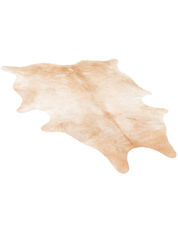 Detail image of 6' 7 x 7' 7 Cowhide Leather Rug