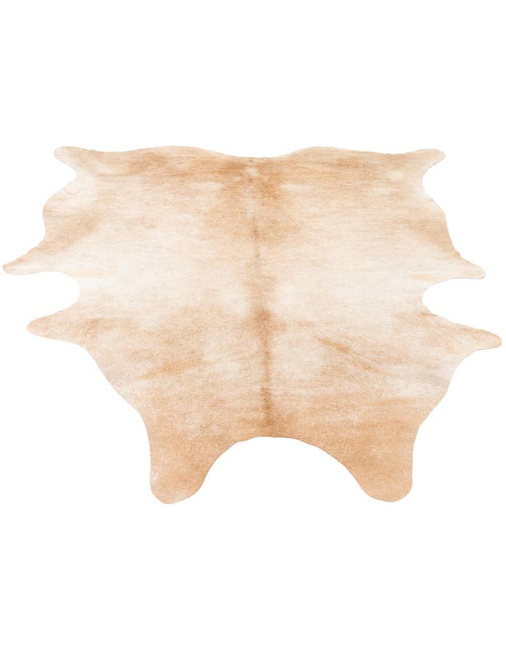 Detail image of 6' 7 x 7' 7 Cowhide Leather Rug