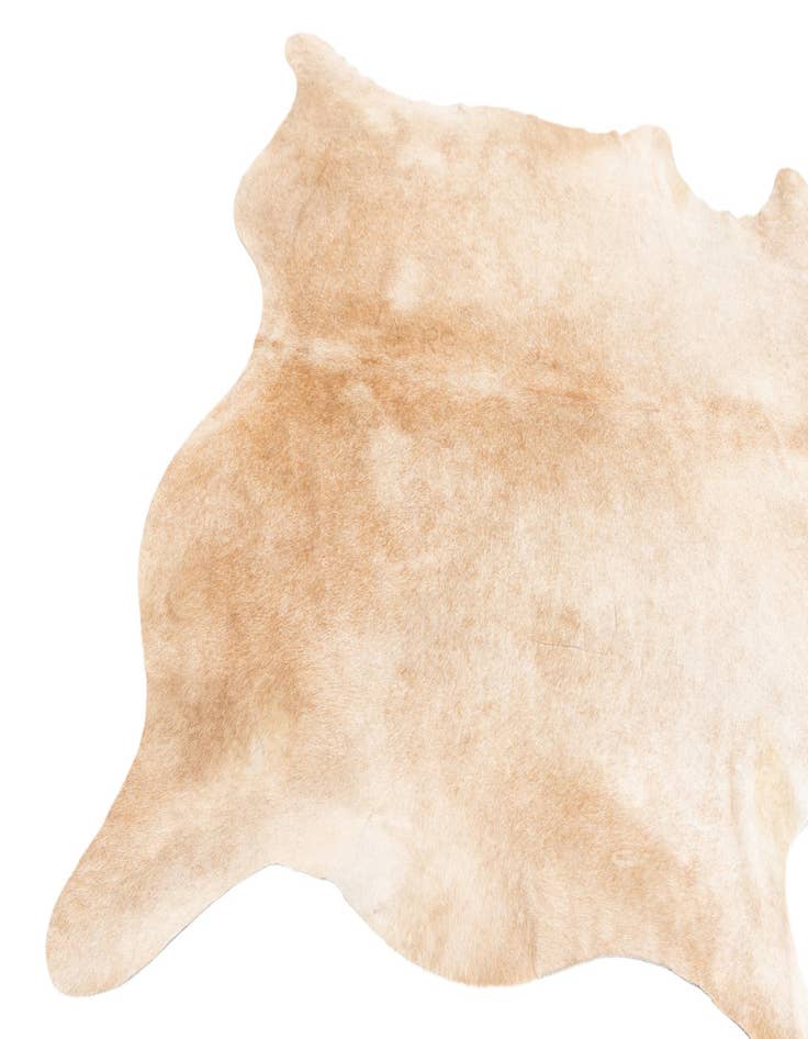 Detail image of 6' 7 x 7' 7 Cowhide Leather Rug