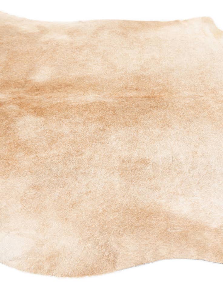 Detail image of 6' 7 x 7' 7 Cowhide Leather Rug