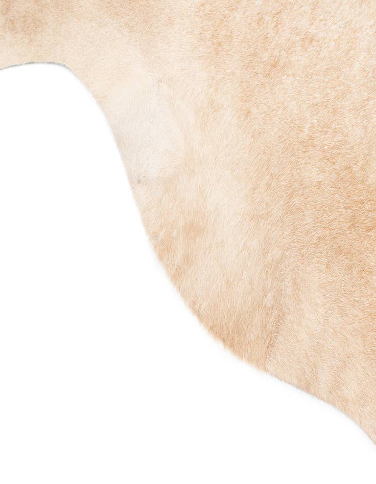 Detail image of 6' 7 x 7' 7 Cowhide Leather Rug