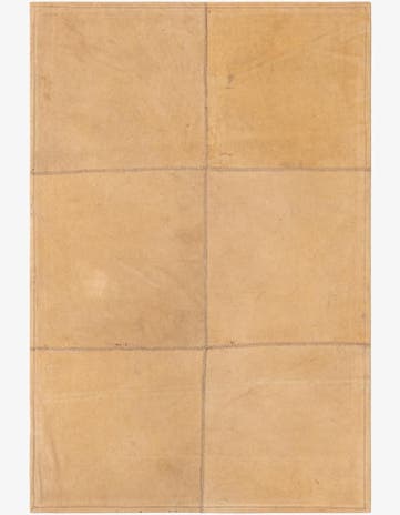 2' x 3' Cowhide Leather Rug