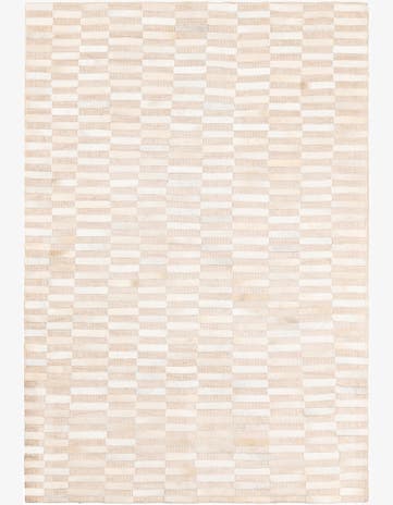 4' x 6' Cowhide Leather Rug