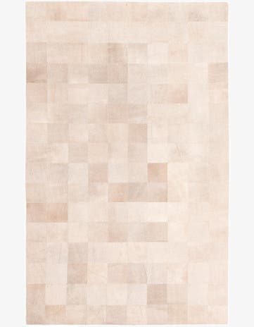 5' x 7' 10 Cowhide Leather Rug