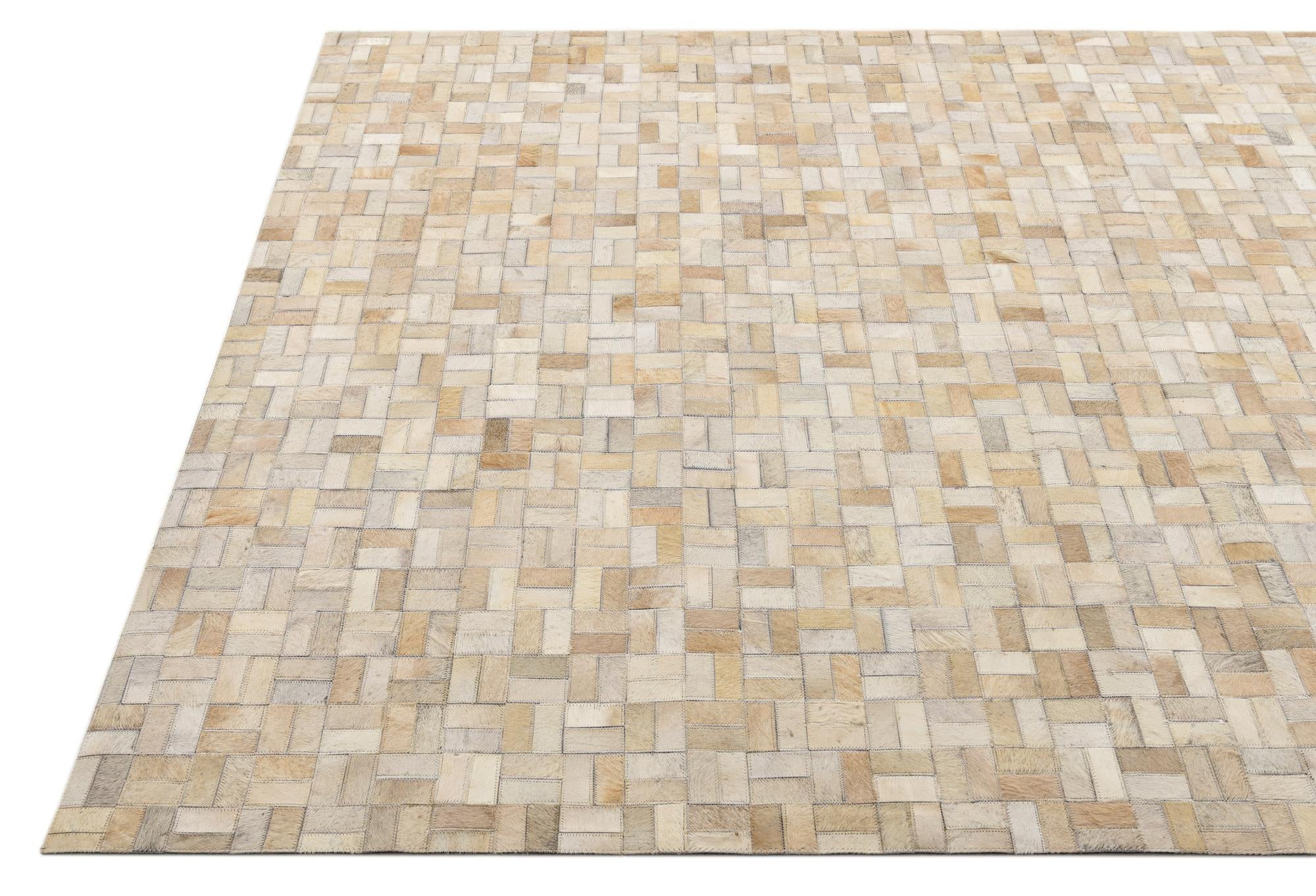 5' 4 x 7' 6 Cowhide Rug
